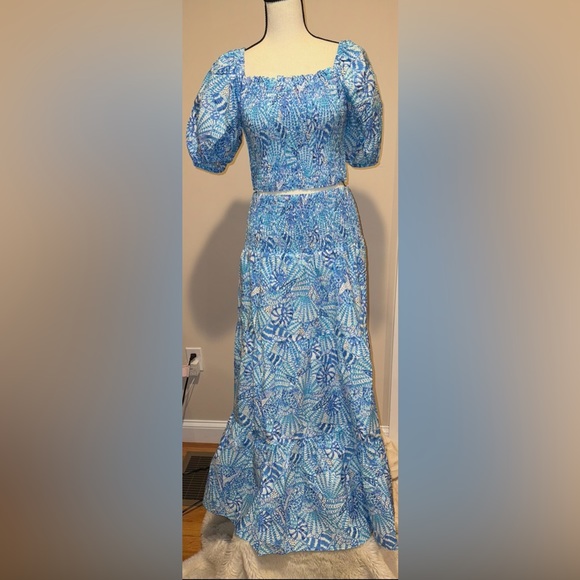 Lilly Pulitzer Two Piece Aston Maxi Set - Picture 7 of 10
